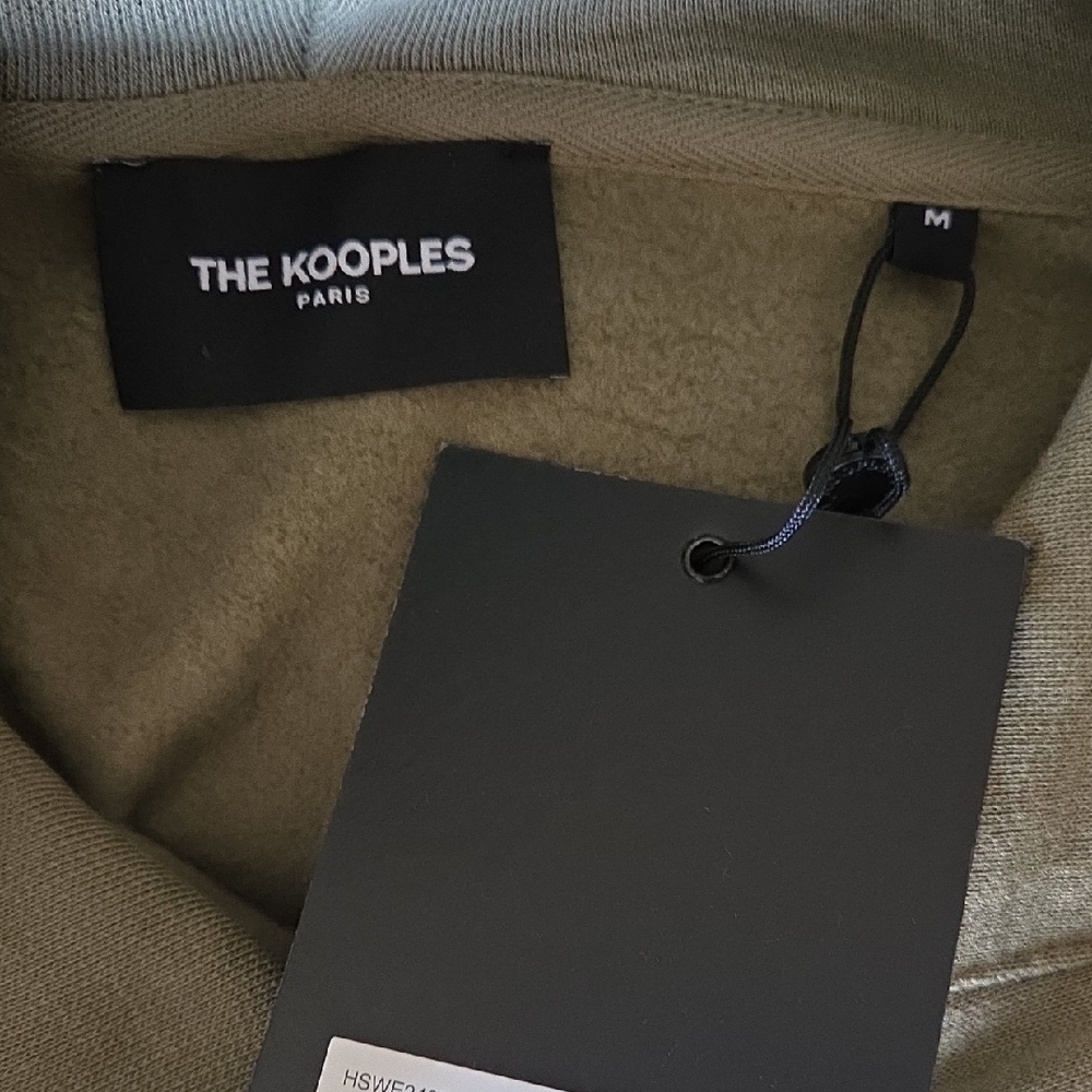 The Kooples Green Sweatshirt Hoodie - Picture 7 of 8